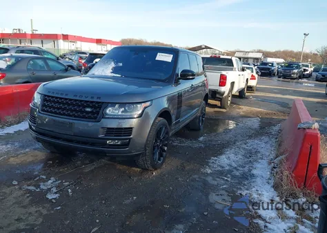 2016 Land Rover Range Rover 5.0L V8 Supercharged из США, поврежденный, VIN SALGS2EF4GA264286